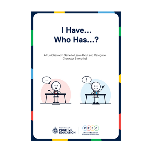 Character Strengths Game: 'I have... Who has?' (digital download)