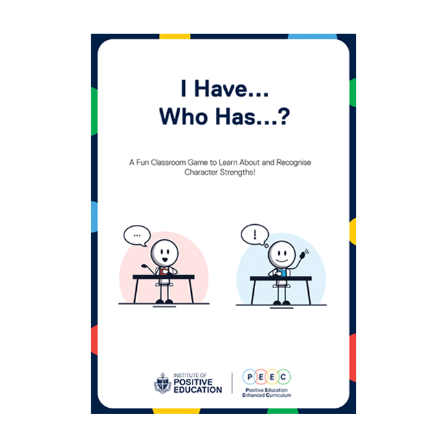 Character Strengths Game: 'I have... Who has?' (digital download)